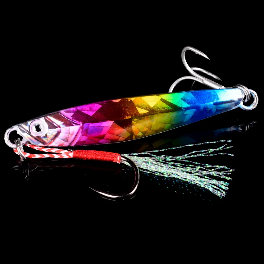 Ozean Boot Strand Meerwasser Angeln Drag Metall Jigging Köder 60g 80g Künstliche Köder für Spanische Makrele Bass Casting löffel Jigs – Detail 11
