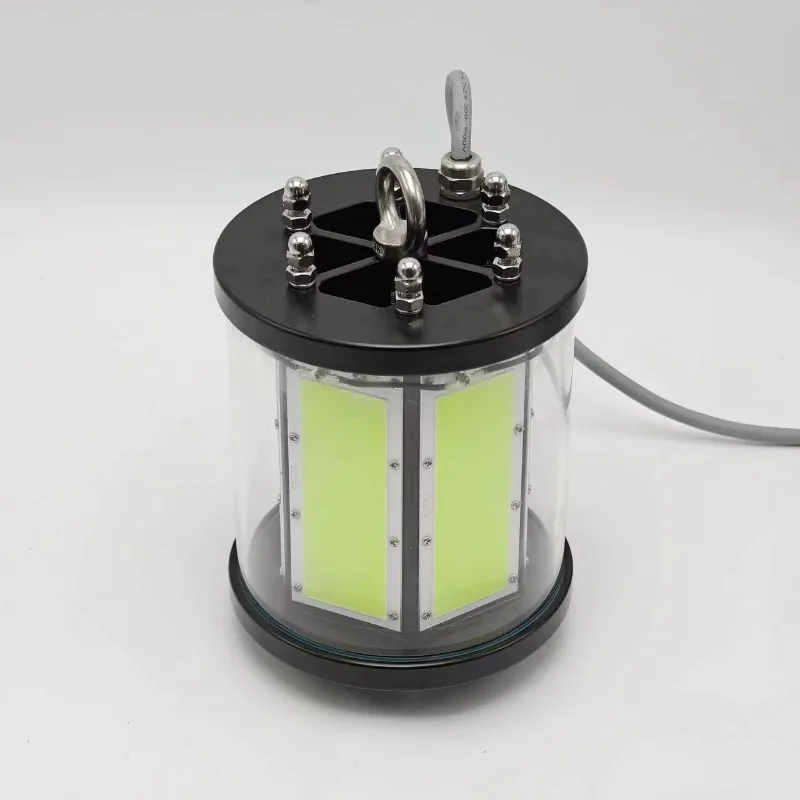 IP68 1500 واط LED مصباح الطعم لزراعة السلمون 15 ساعة إضاءة مستمرة تحت الماء أخضر/أصفر أزرق الانبعاثات