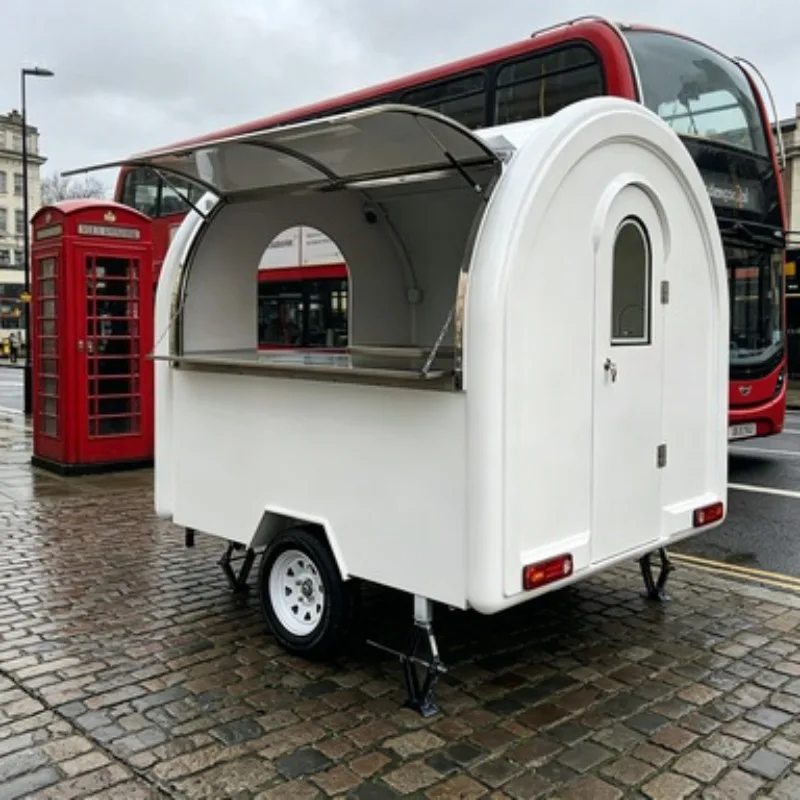 

Hybrid Food Truck Cart Catering Trailer Mobile Kitchen Van Range Extender Long Route