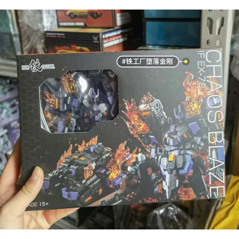 

Трансформация Iron Factory IF EX-72 EX72 The Fallen Chaos Blaze Мини-фигурки игрушки подарки с коробкой