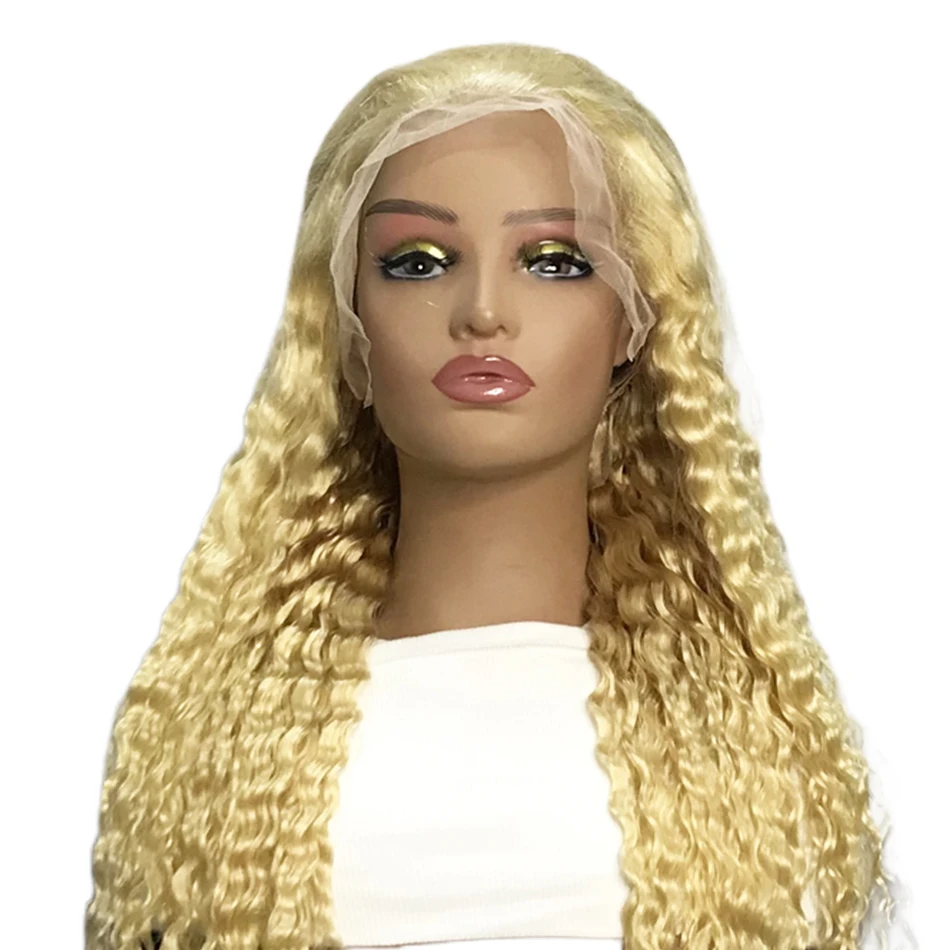 613 Hd Transparent lace human hair wig 13X4 13x6 Curly Lace Front Human Hair Wigs Deep Wave 38 inch Brazilian Frontal Wigs