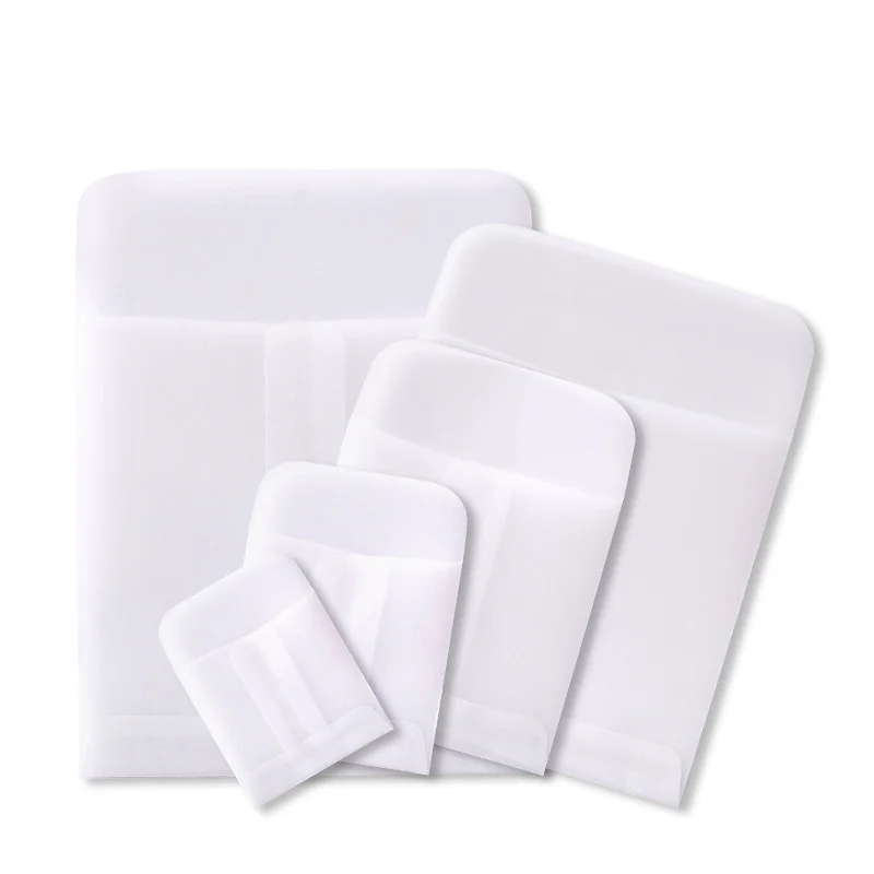 50Pcs Mini Flat Glassine Paper Envelopes Small Storage Bags for Earrings Rings Coins Photos Stamp Jewelry Packing