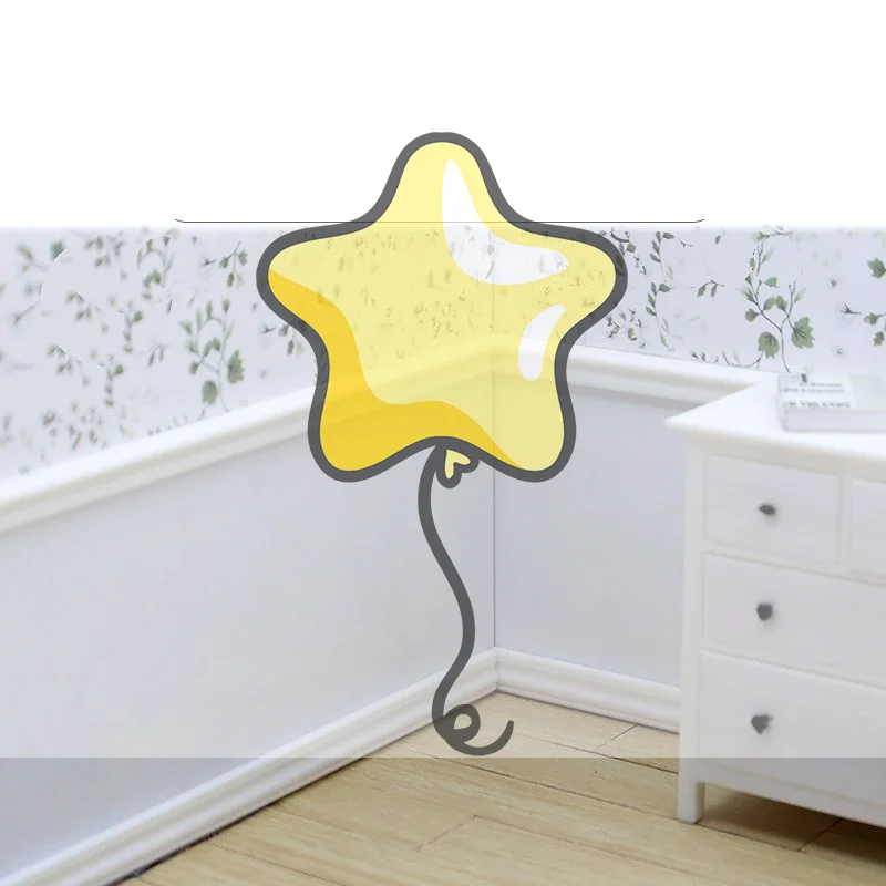 2PCS 1:12 인형 집 미니어처 스커팅 라인 미니 허리 라인 욕실 거실 장식 장난감 인형 집 액세서리