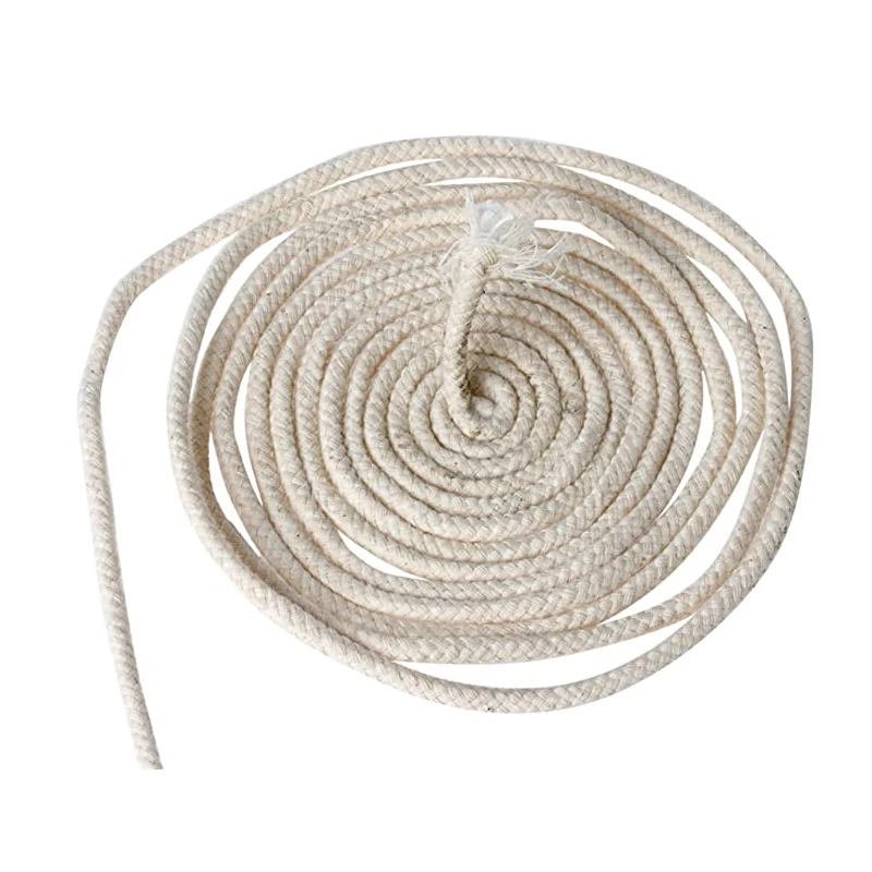 1/3/6M Long Burner Alcohol Wick Rope Cotton Smokeless Wick Round Cotton Kerosene Oil Lamp Wicks 2/3/4/5/6/8MM