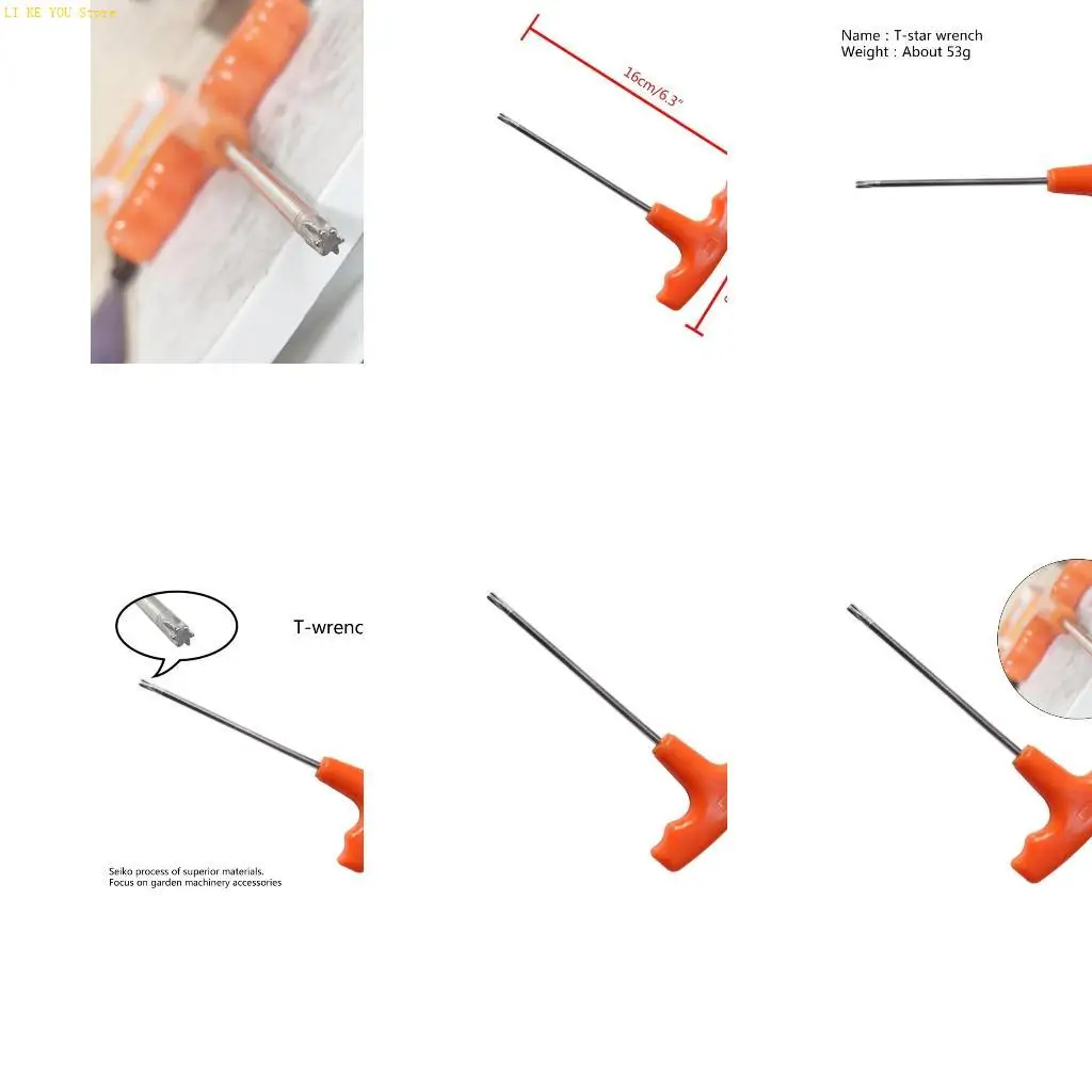 W3JE Portable T-Handle T27 Torx Screwdriver for  Screw Driver Hand Tools
