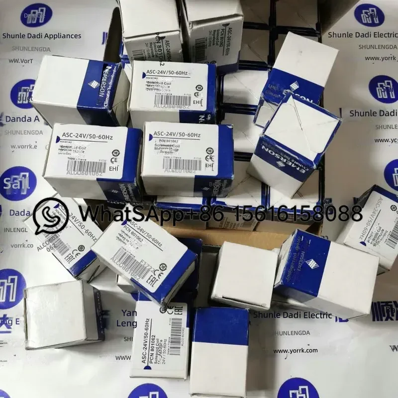 Emerson Solenoid Valve Coil ASC 24V AC DC PCN801062 Replacement Pneumatic Actuator Parts Industrial Automation Component