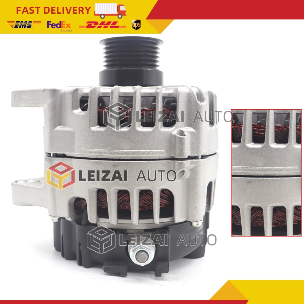 250A CW 12V 6 Groove  Alternator  for MERCEDES BENZ W222 C217 S500 C218 X218 CLS M278 2013- 0009061422 A0009060304 A0009061422