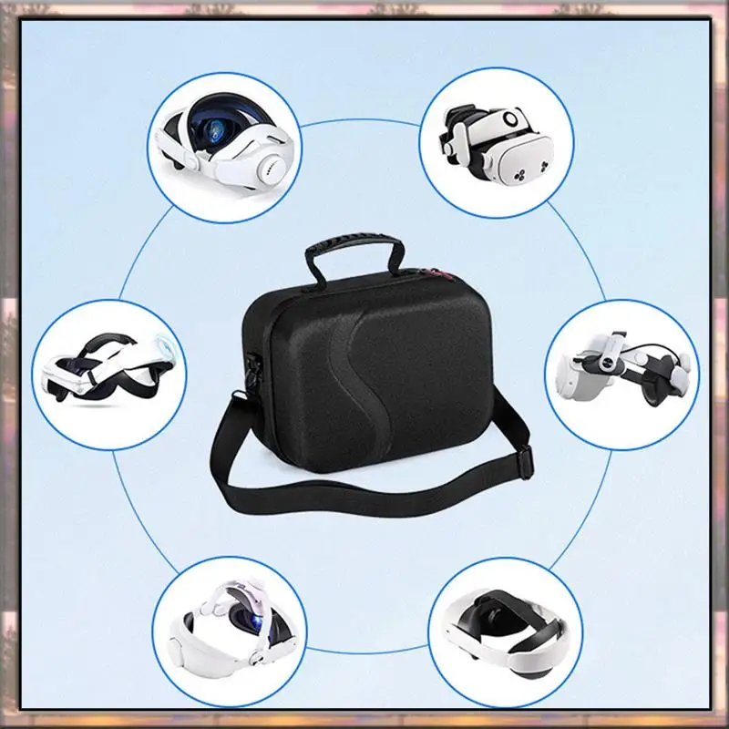 

BAAZ HOT VR Carrying Bag For Meta Quest 3S Shockproof Protective VR Glasses Travel Case Bag For Quest 3S VR Accessories