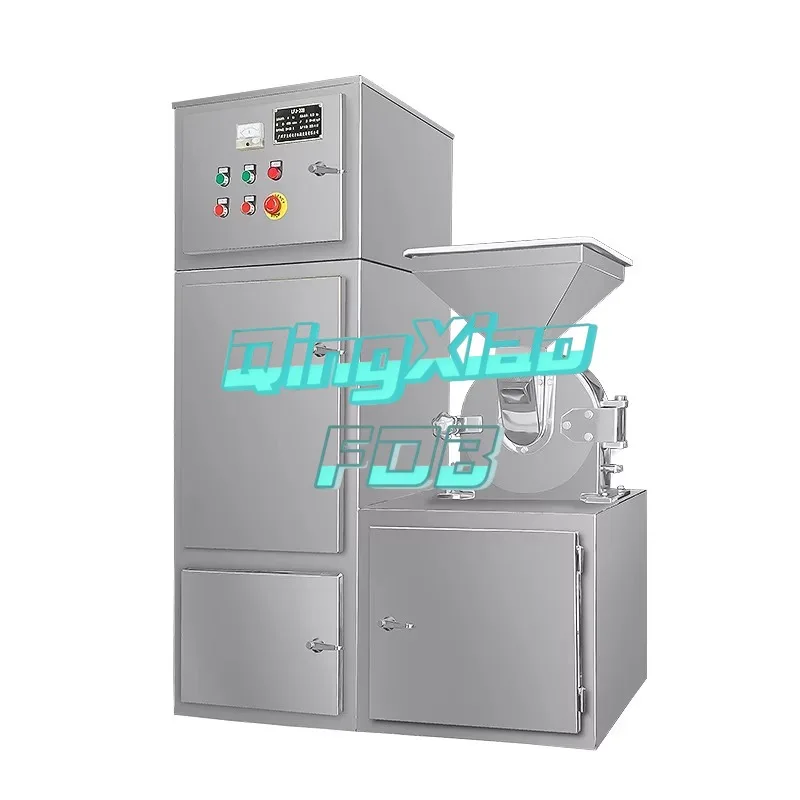 Dust-removing Water-cooled Pulverizer Stainless Steel Food Sugar Grains Herbs  Ultra-fine Grinding Industrial Powder Machine FOB