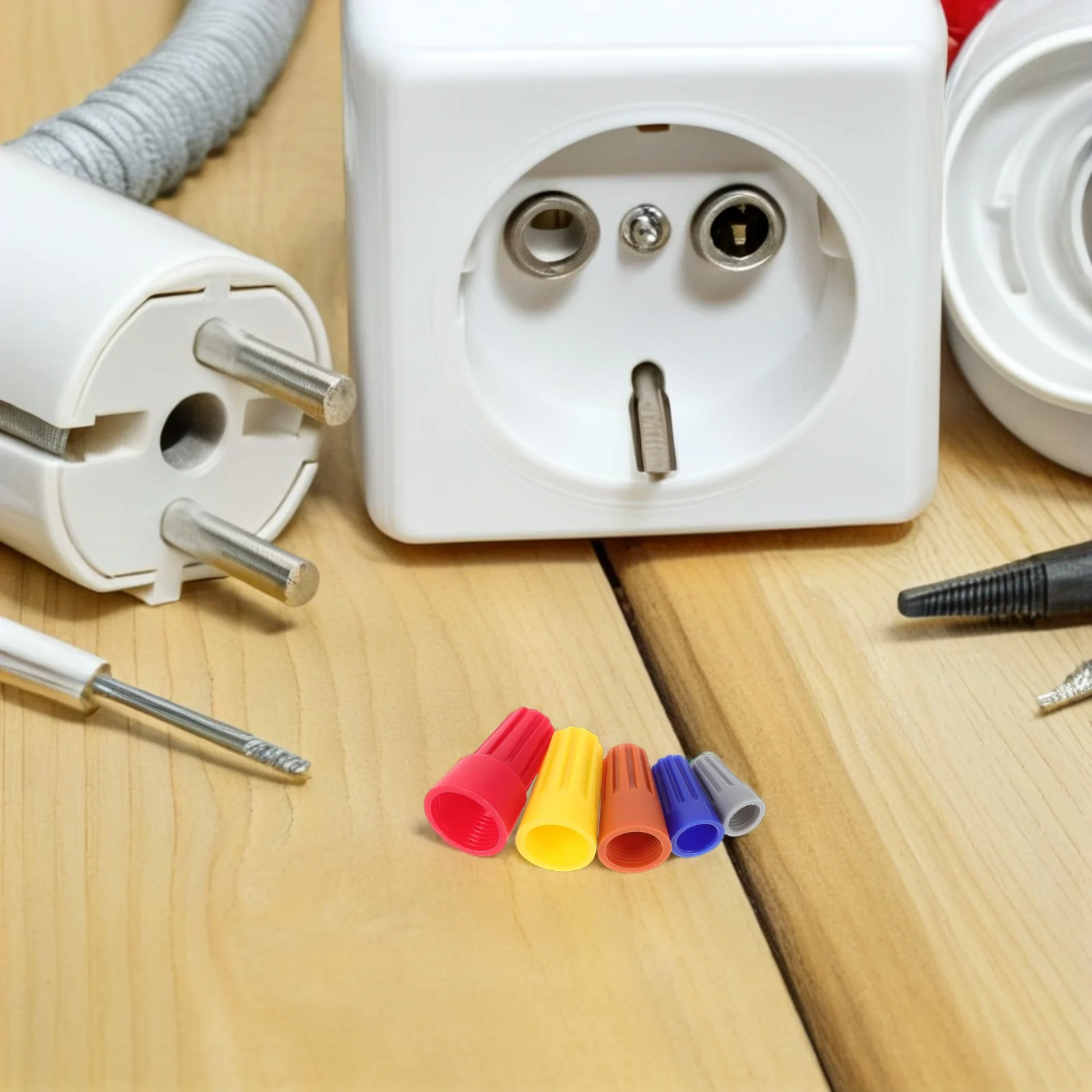 330 قطعة موصلات الأسلاك الكهربائية المسمار نوع قبعات مشفرة الألوان لمجموعة محطة الأسلاك السريعة في الهواء الطلق لتقوم بها بنفسك الإصلاحات