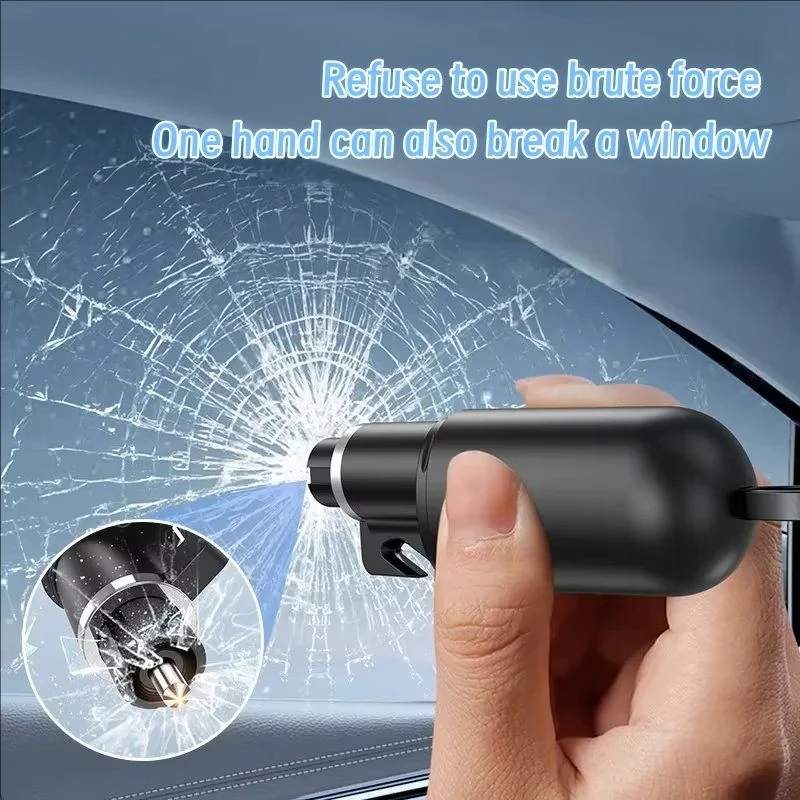Window Breaker Car Emergency Tool Kit 2 In 1 Car Safety Hammer Mini Vehicle Interior Accessory with Seat Belt Cut Tool Glass