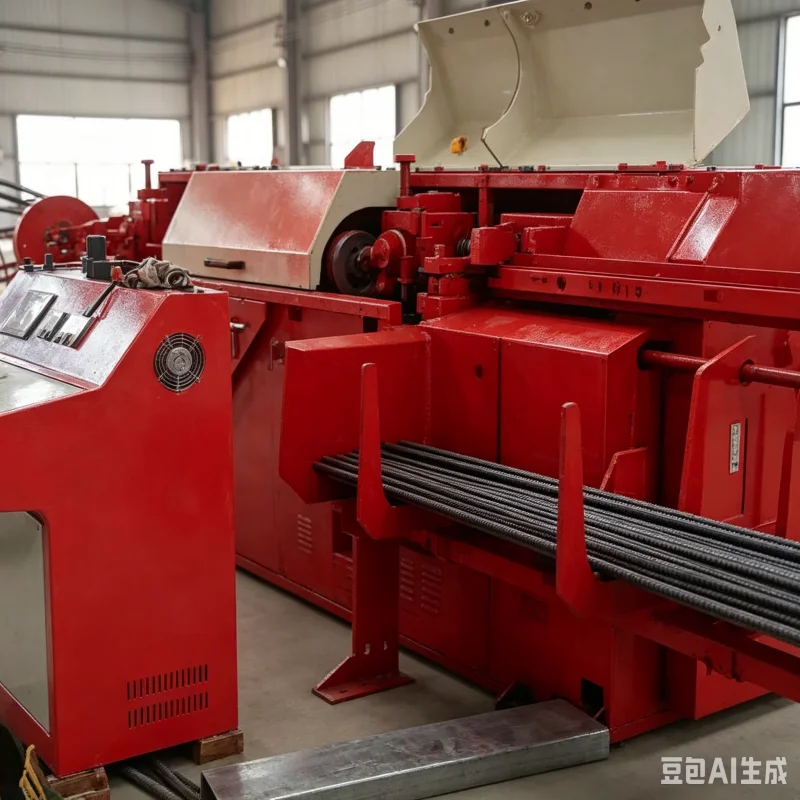 Heavy Duty Trailer Mounted Mesh Line Wire Feeding Machine High Speed Coiled Rebar Straightening Cutting Plant For Factory