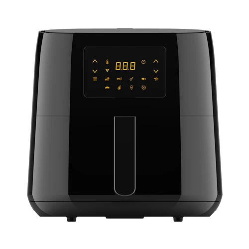 가정용 다기능 딥 윈도우 디지털 프라이어, 터치 스크린, 주방 소형 전기 에어 프라이어, 오일 없음, 6L, 신제품 