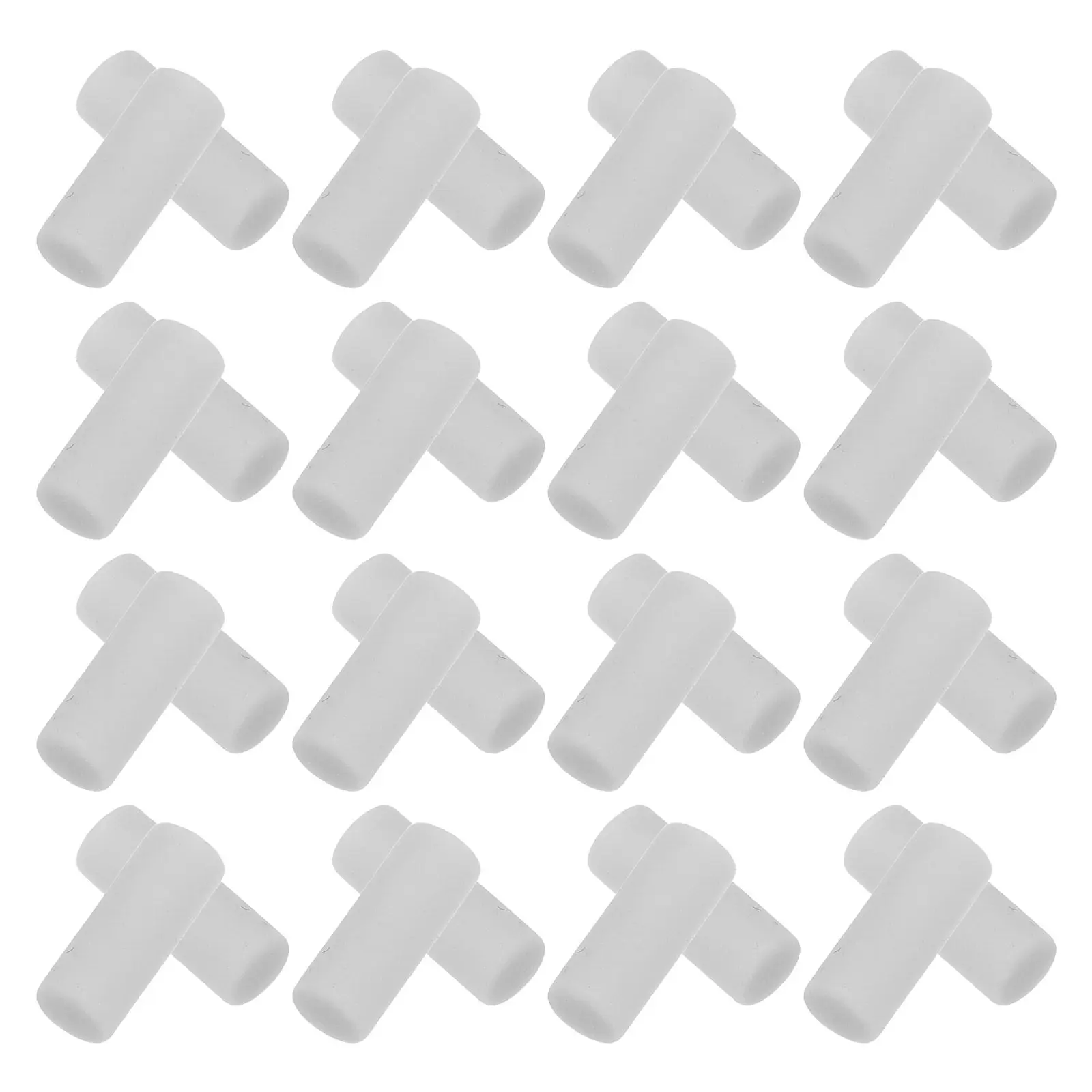 100Pcs Mechanical Pencil Eraser Refills White Mini Erasers for Daily Writing Sketching Drafting School Use Universal Fit