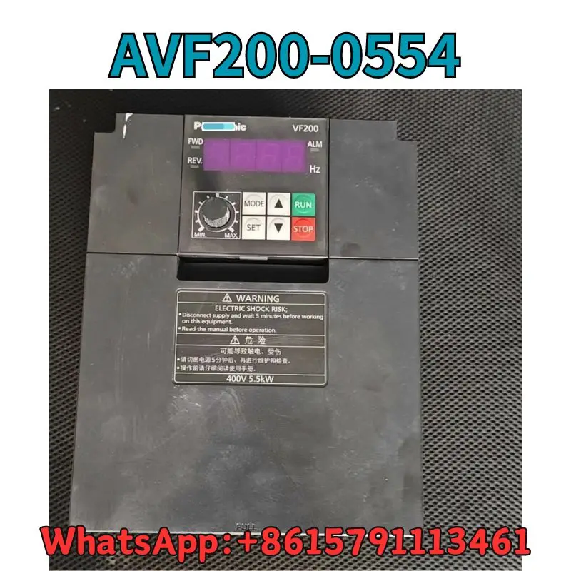 

Used Frequency converter AVF200-0554 test OK Fast Shipping