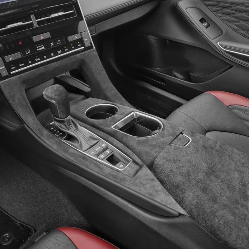 

Suede Overlay Interior for Toyota Avalon XX50 2019-2025 Car Gear Cover Shift Panel Door Trims Water Cup Holder Window Lift Panel