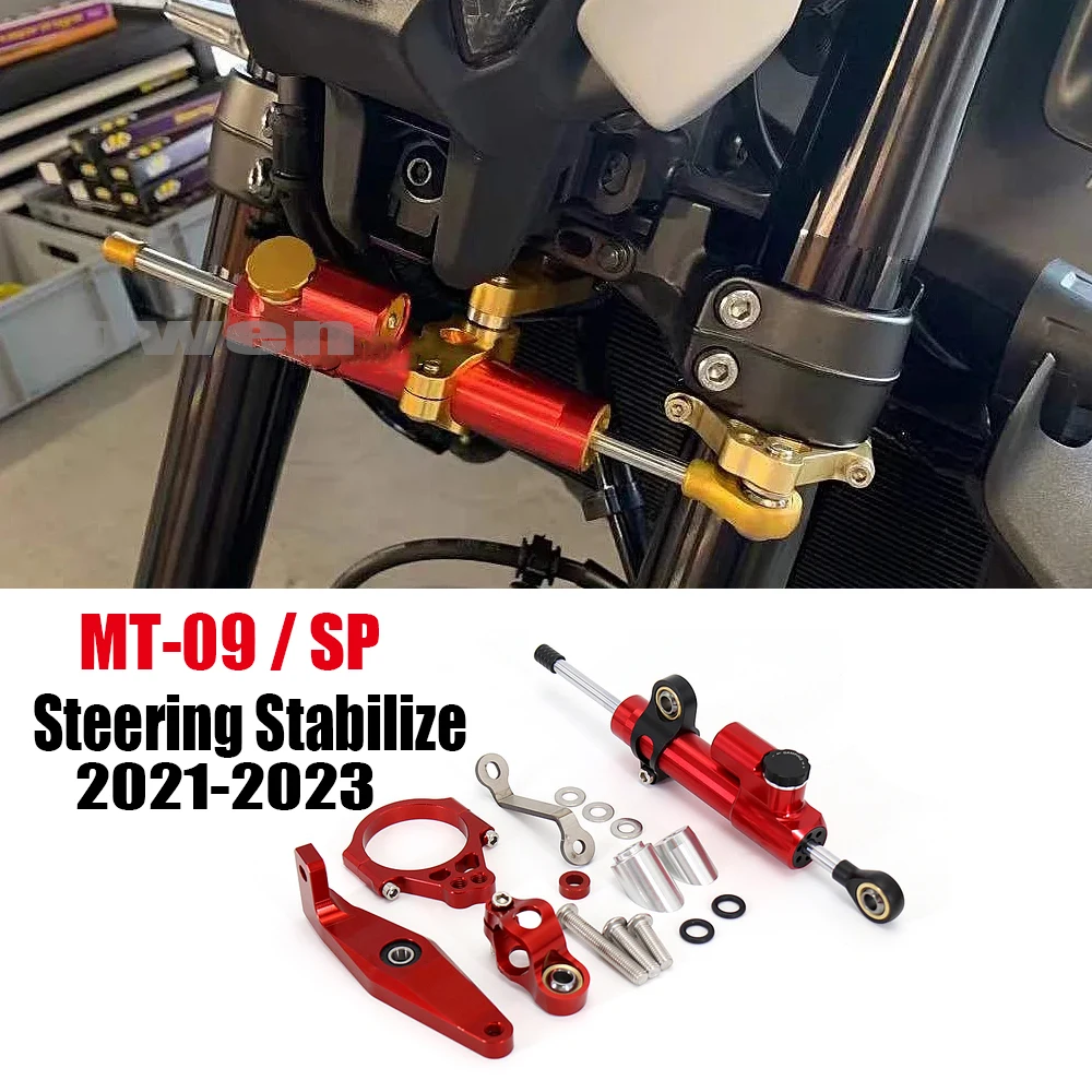 MT 09 SP wspornik stabilizatora układu kierowniczego motocykla dla Yamaha mt09 MT-09 MT09 SP 2021-2023