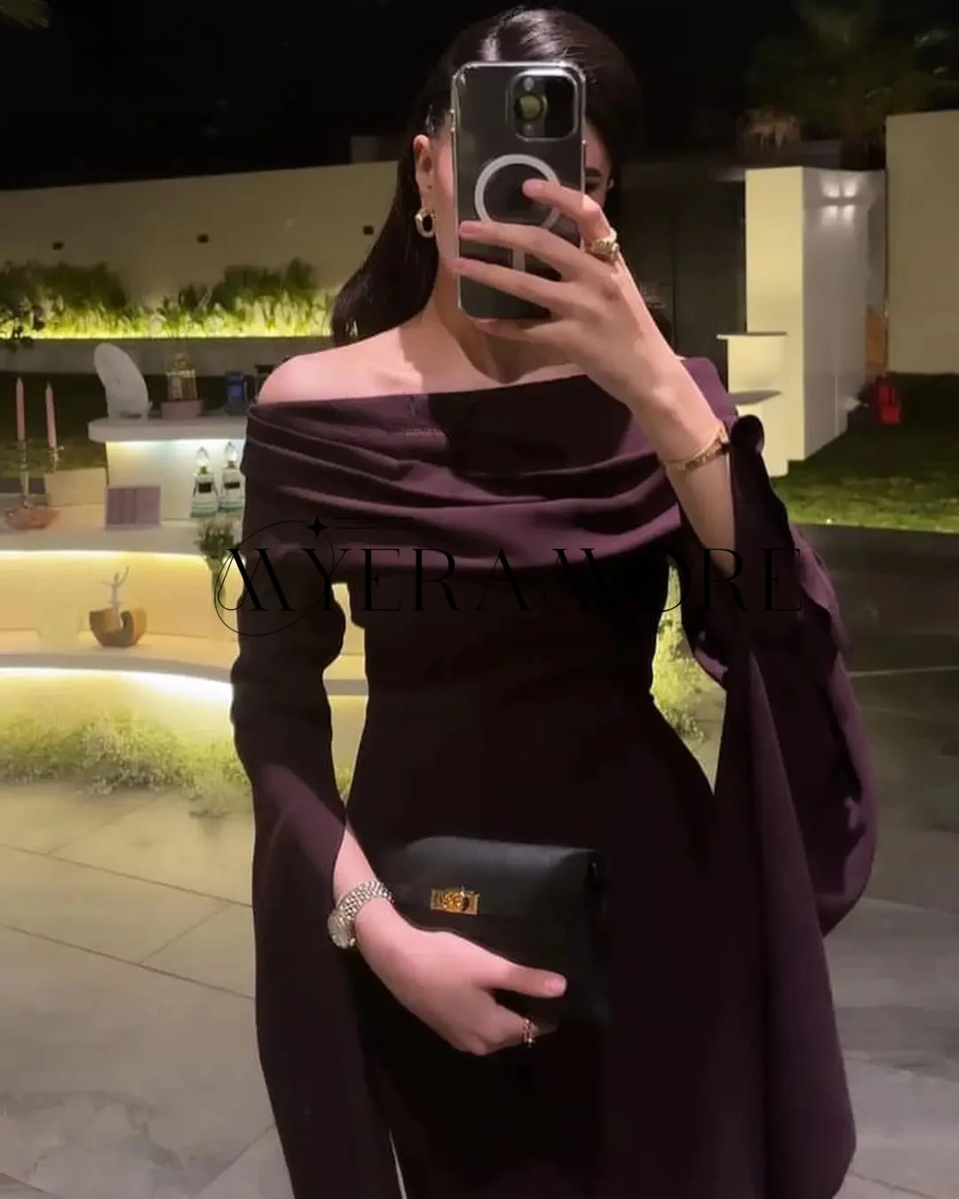 Modische schulterfreie Abendkleider, blauer Tüll, A-Linie, bodenlang, Ballkleider, maßgeschneidert