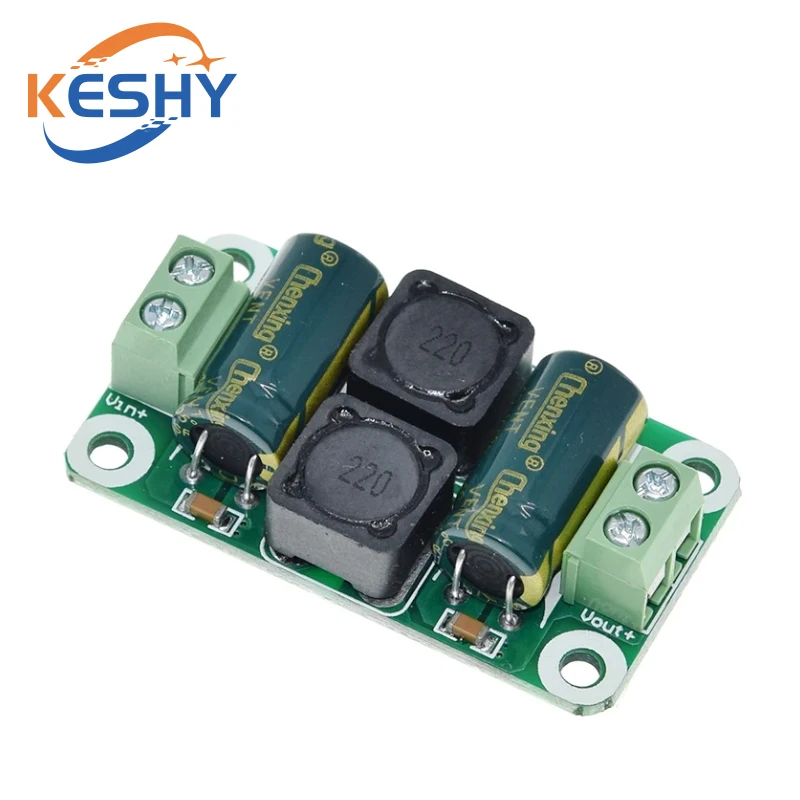 0-50V 4A DC Power Supply Filter Board Class D Power Amplifier Interference Suppression Board Car EMI Industrial Control Panel