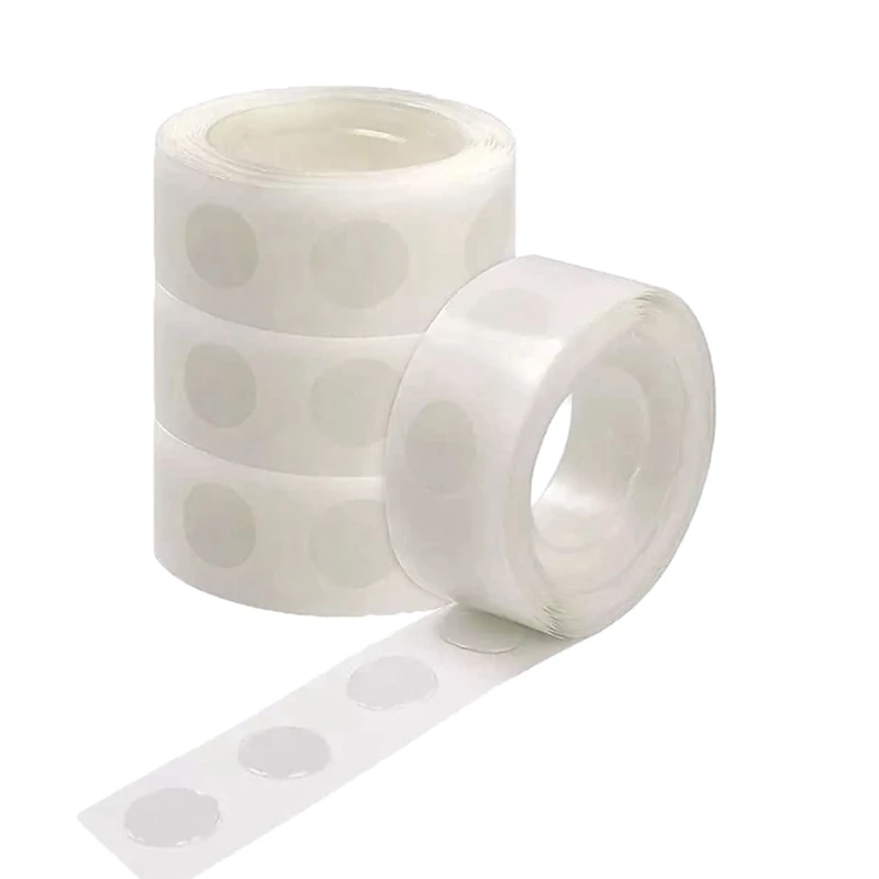 4 Rolls Glue Point Balloon Glue Removable Adhesive Dots Double Sided Dots Of Glue Tape For Balloons For Party Decoration