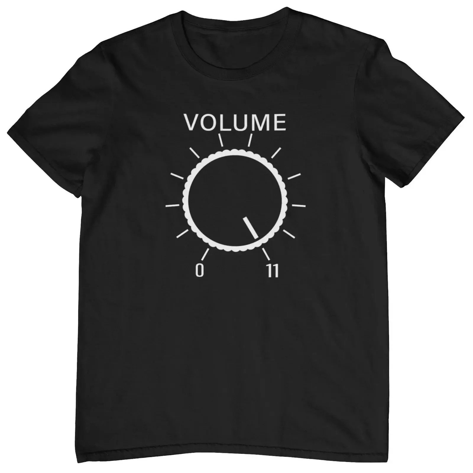 Volume Knob 11 vintage Washed Soft Stretched Unisex designer clothes homme Slightly Casual Versatile Top For Everyday Wear