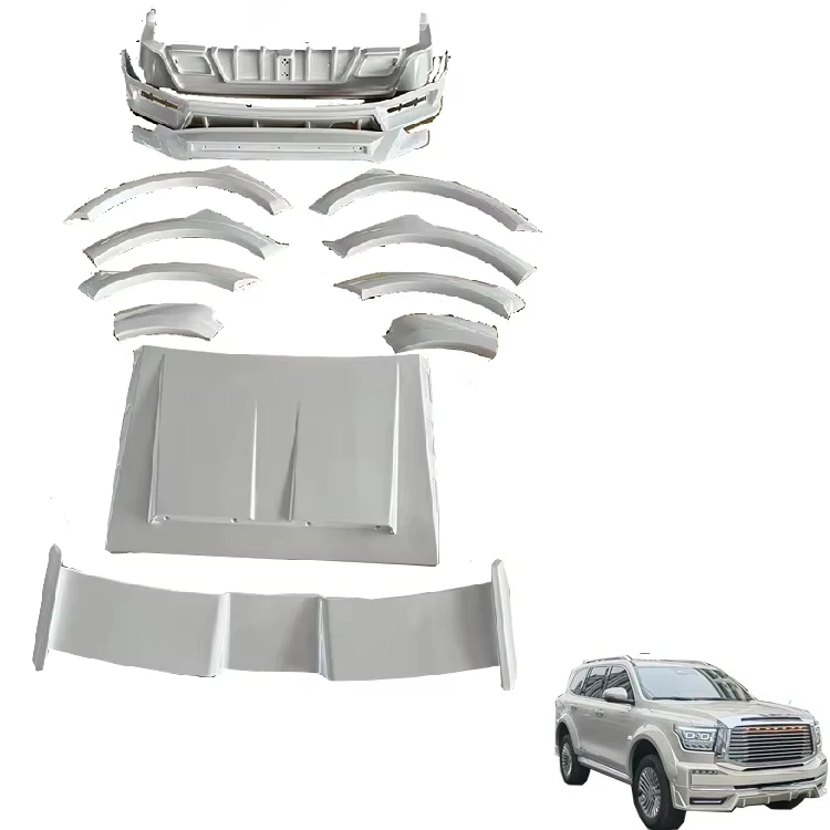 Car Body Kit Wide Body Kit Wheel Brow Machine Cover Easy Installation for Great Wall for Wey for Tank 500 Upgrade to Hurricane