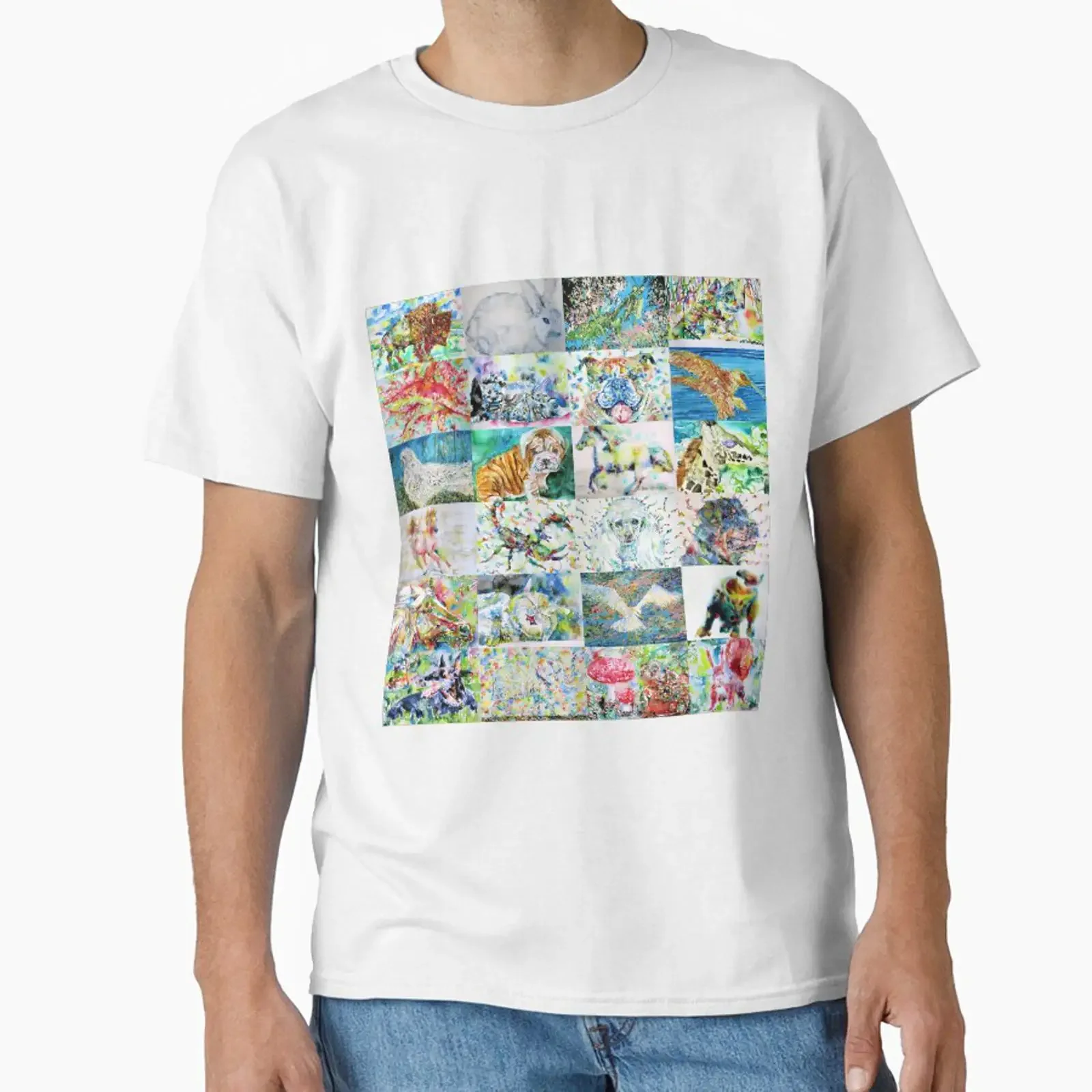 TWENTY FOUR ANIMALS designed and sold by lautir vintage Washed Versatile fashion designer clothes Casual streetwear Slightly