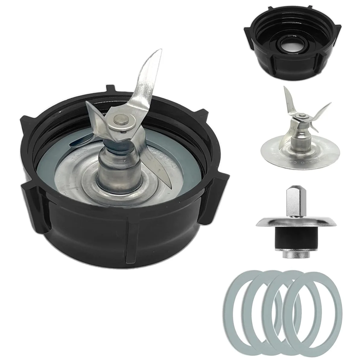 For Oster Blender Replacement Parts Blender Ice Crusher Blade with Jar Base Cap,for Aspas Para Licuadora Oster Blender