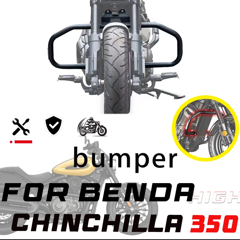 Modified Crash Bar Bumper Anti-Fall Protection Accessories For BENDA CHINCHILLA 350