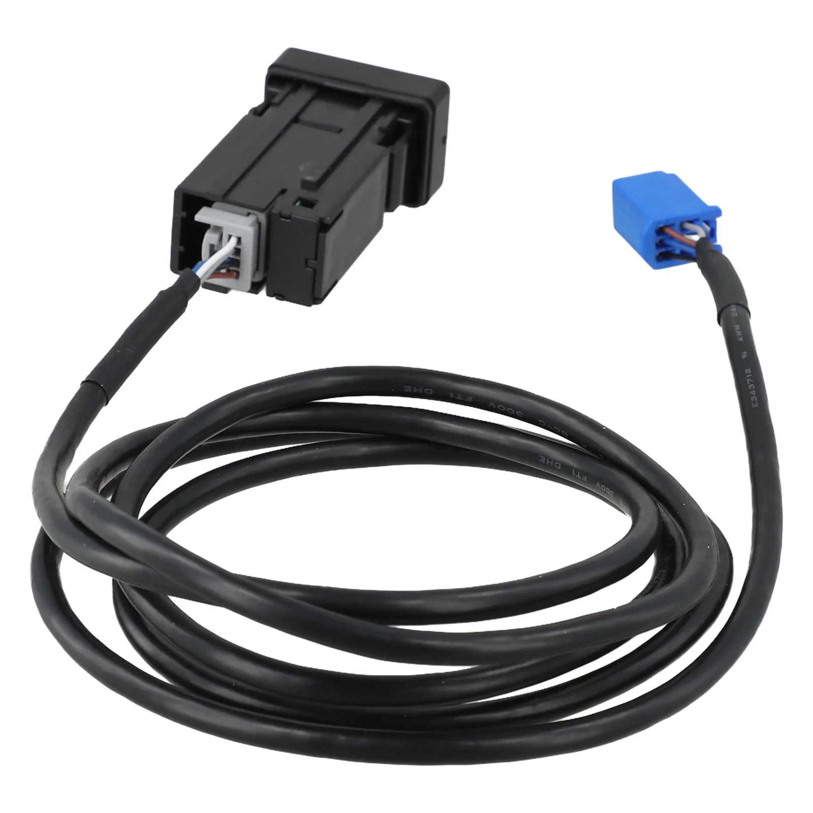 Black Audio Socket Aux Adaptor Cable Audio Car AUX Socket OEM Number 86190-53010 Practical And Reliable Black Audio