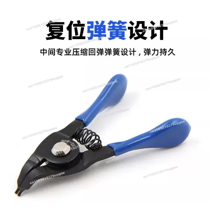 Mini Inner Bend Outer Straight Zhongbao Ultra-fine Ultra-small 3-inch Spring Pliers Retaining Ring Pliers Spring Pliers