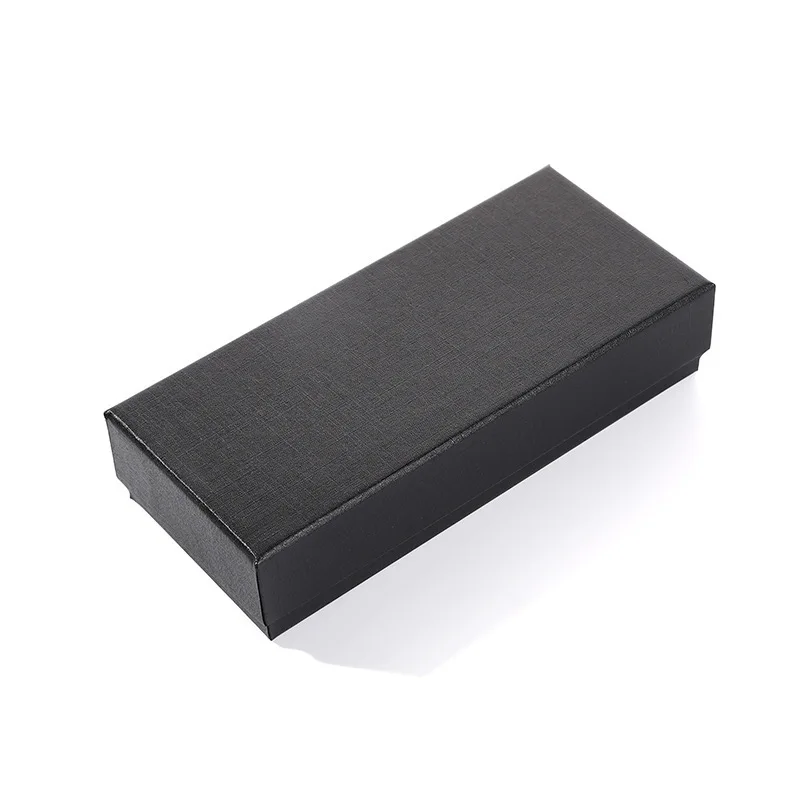 Black Paper Rectangle Watch Box With Inner Tray For Women Men Fashion Flip Watches Bracelet Gift Jewelry Packaging Box Wholesale