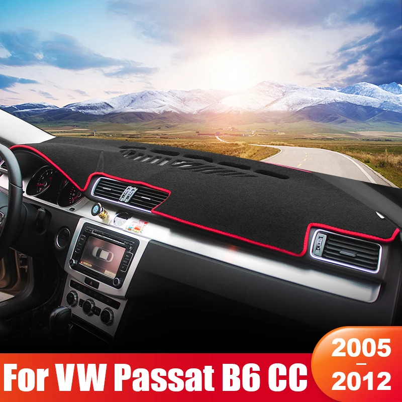 For Volkswagen VW Passat B6 CC 2005 2006 2007 2008 2009 2010 2011 2012 Car Dashboard Sun Shade Cover Non-slip Pad Accessories