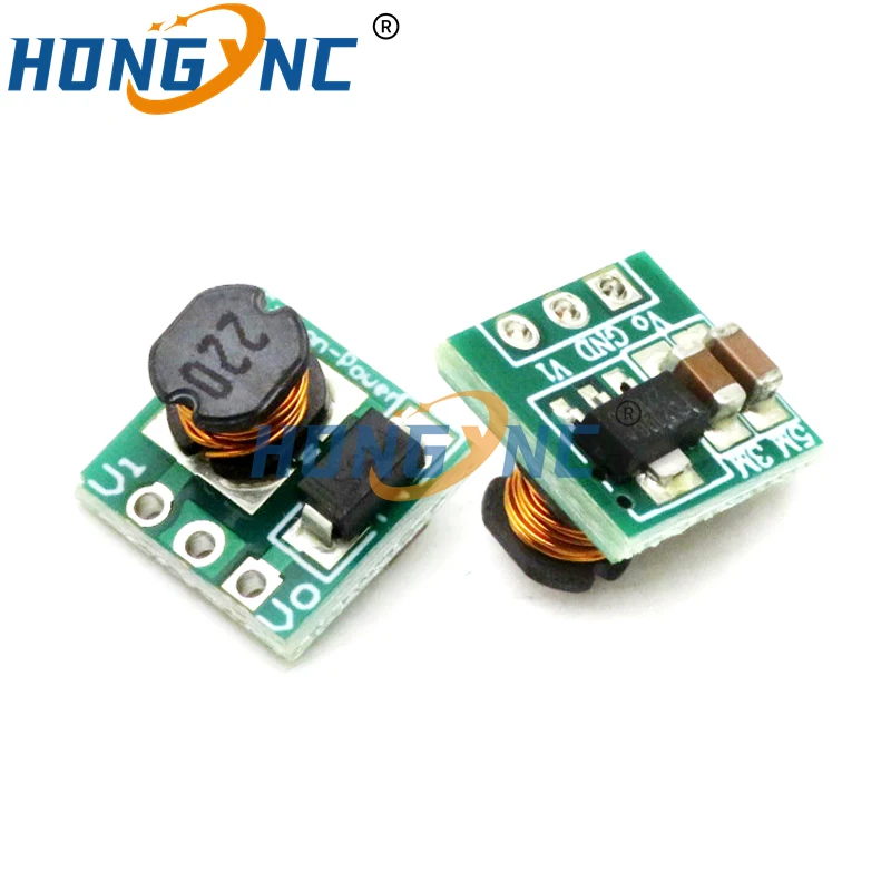 0.9-5V a 5V DC-DC modulo di alimentazione Step-Up scheda convertitore Boost di tensione 1.5V 1.8V 2.5V 3V 3.3V 3.7V 4.2V a 5V