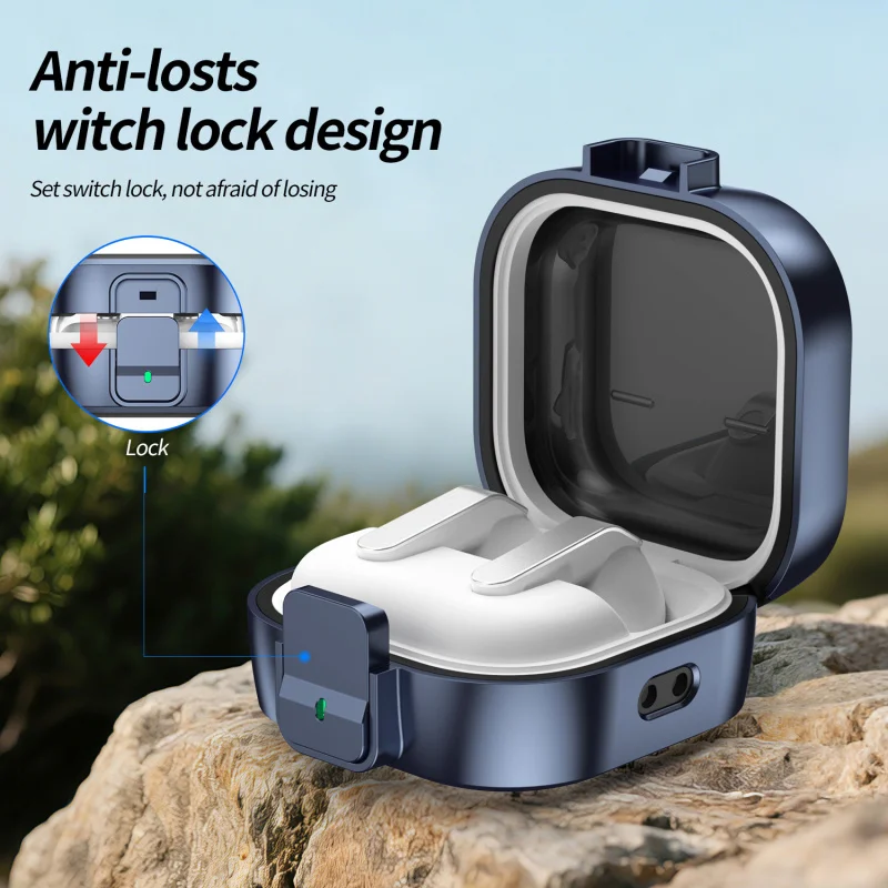 

For Samsung Galaxy Buds4 Pro Case with Lock Protective Cover Hybrid Cover