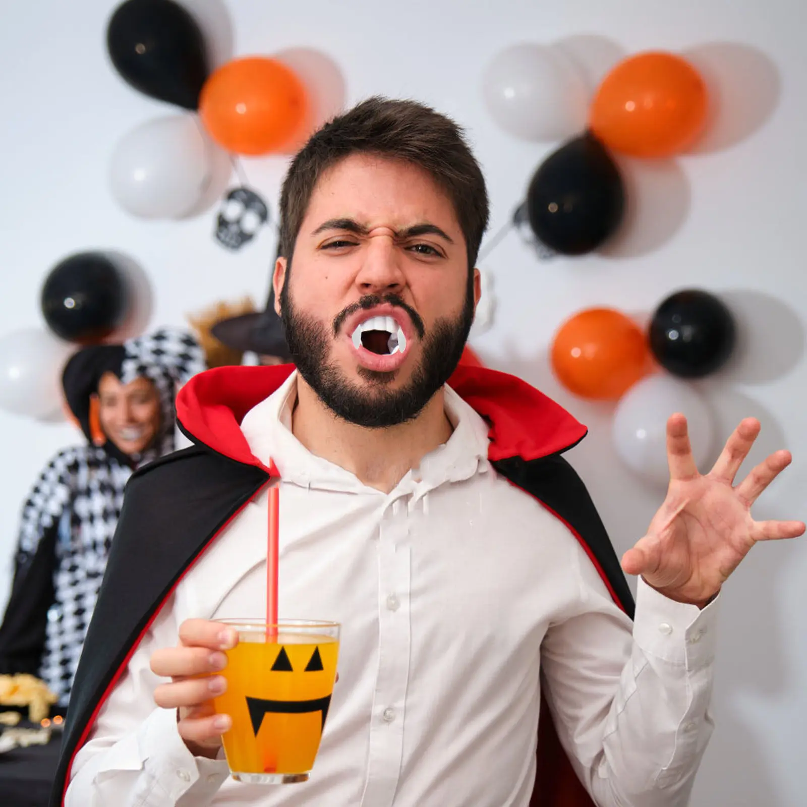 

1 упаковка клея-расплава для вампирских клыков, 10 г, нетоксичный, надежно фиксирующий, для Хэллоуина, косплея, костюмированных вечеринок, аксессуаров