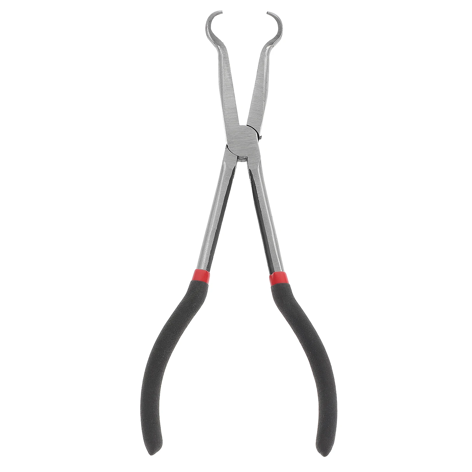 

1pc Extended Plier 8-Inch Long Nose Precision Jaw For Auto Repair Electrical Wiring Yellow Manual Tool Crimping Clamp Repairing