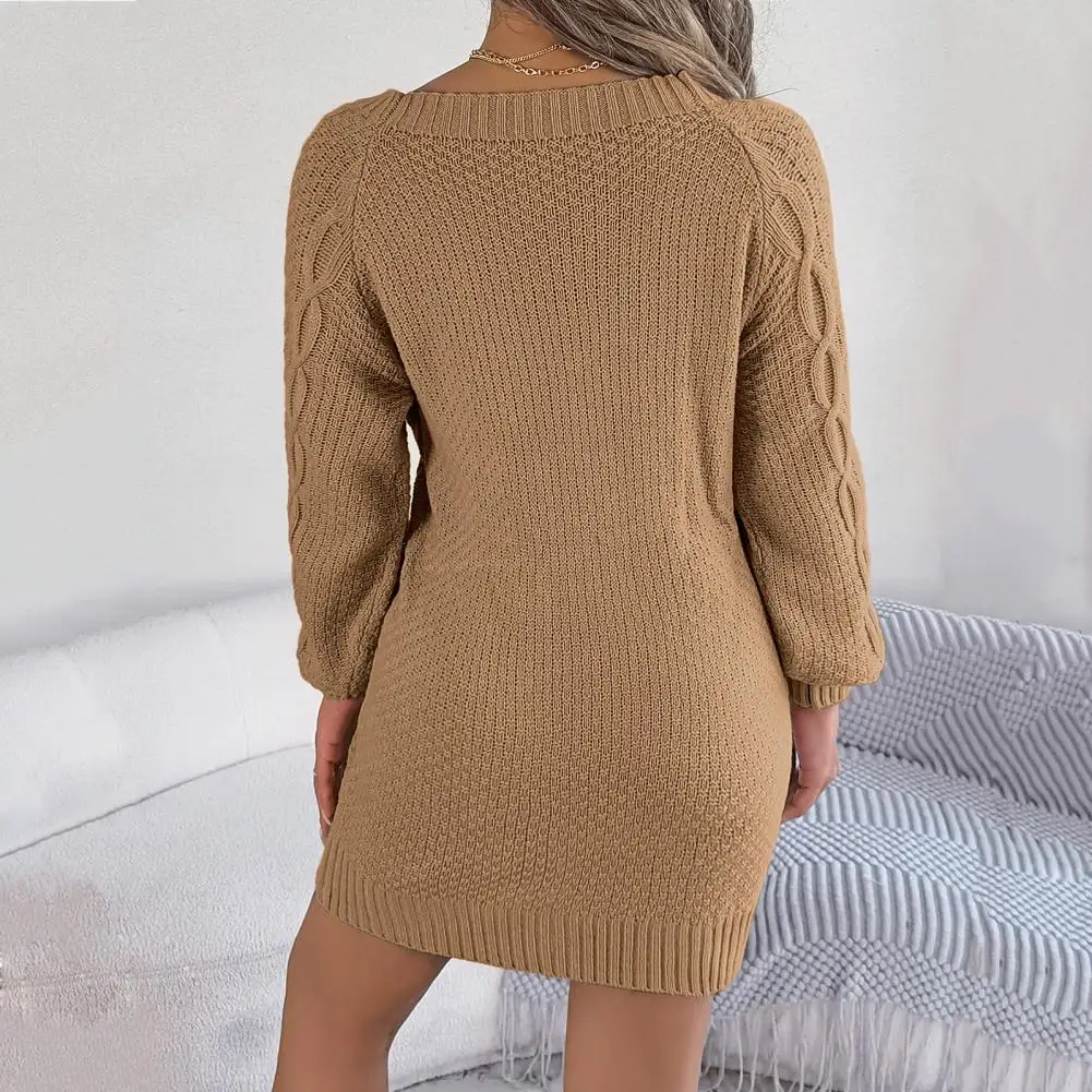 Korean Sweet Woman Dress 2025 Vestidos De Mujer Short Sleeve O-neck Tunic Solid Robe Femme Fashion Knitted Bodycon Mini Dresses