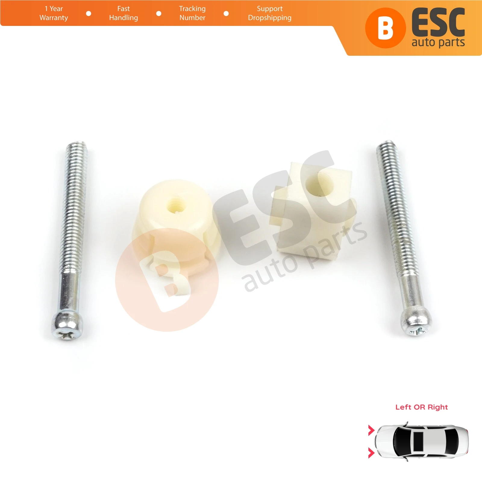 EHL59+EHL60 Front Headlight Adjusting Screw Set for VW Transporter T4 Caravelle 7D 70 Bus Van Box Platform 1990-2004 701941141A