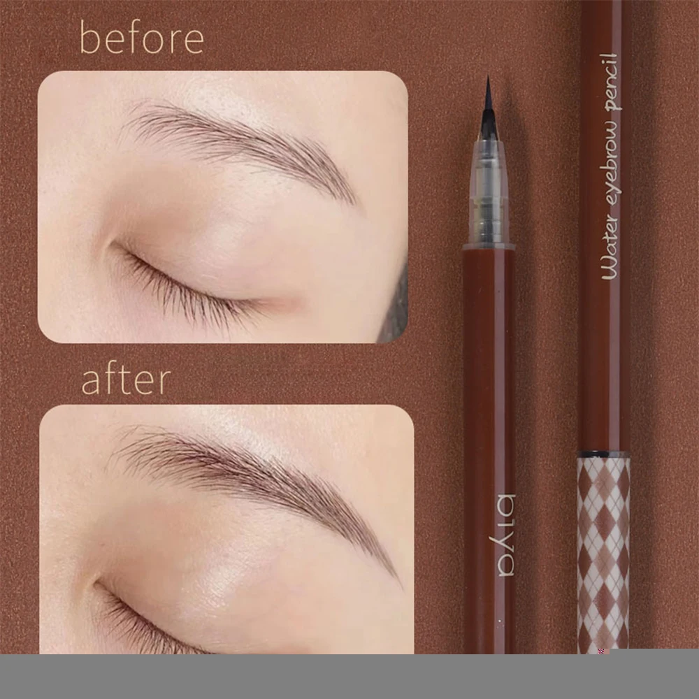 Ultra-fine Eyebrow Pencil Waterproof Non-smudge Lasting Eyebrow Pen Colorfast Sweatproof Liquid Eyebrow Pencil Eye Cosmetic