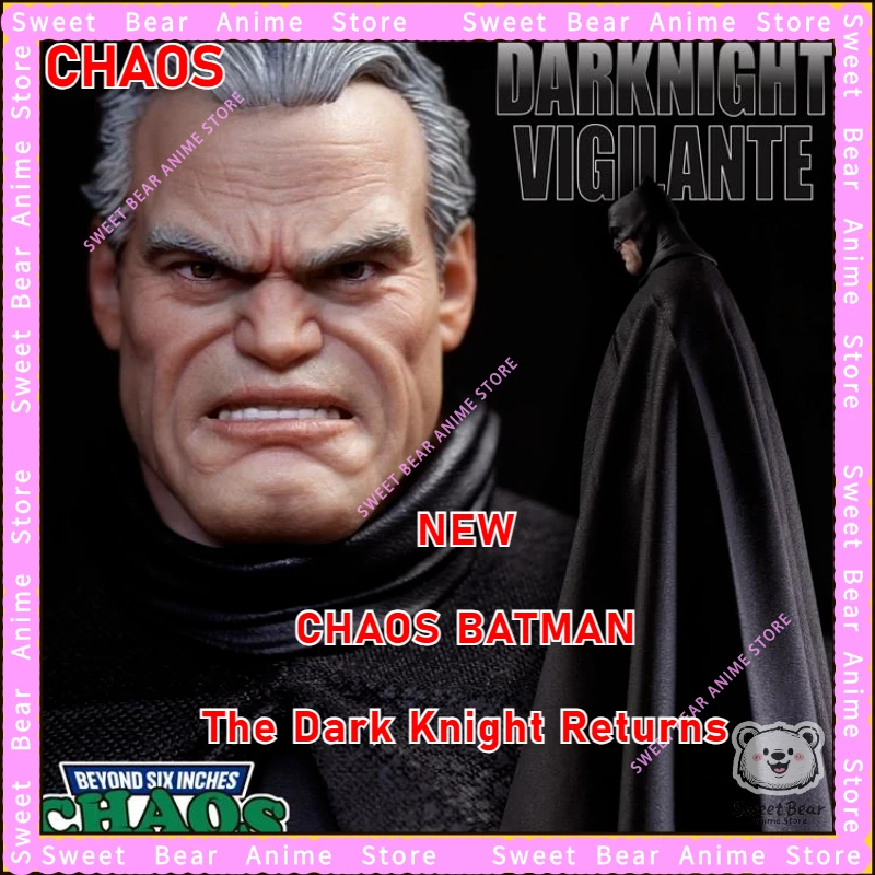 

In Stock CHAOS 1/12 Batman The Dark Knight Returns Dark Police Ver Chaos002 Action Figure Anime Model Trendy Toys Desktop Doll