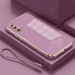 For Xiaomi Mi 9 Case Luxury Square Plating Xiaomi 9 Pro Phone Case Mi 9 Pro mi9 Pro ShockProof Soft Silicone Back Cover Fundas