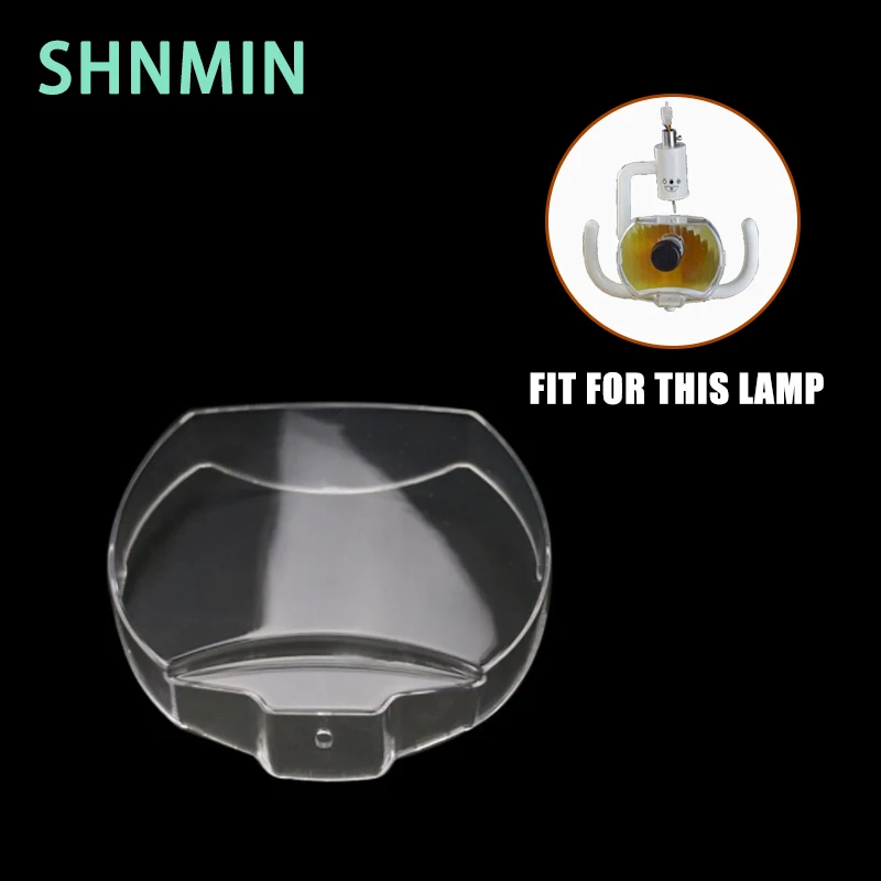 

15*12cm Dental Halogen Light Lamp Acrilic Cover Transparent Oval Shell Dental Spotlight Cover Shell