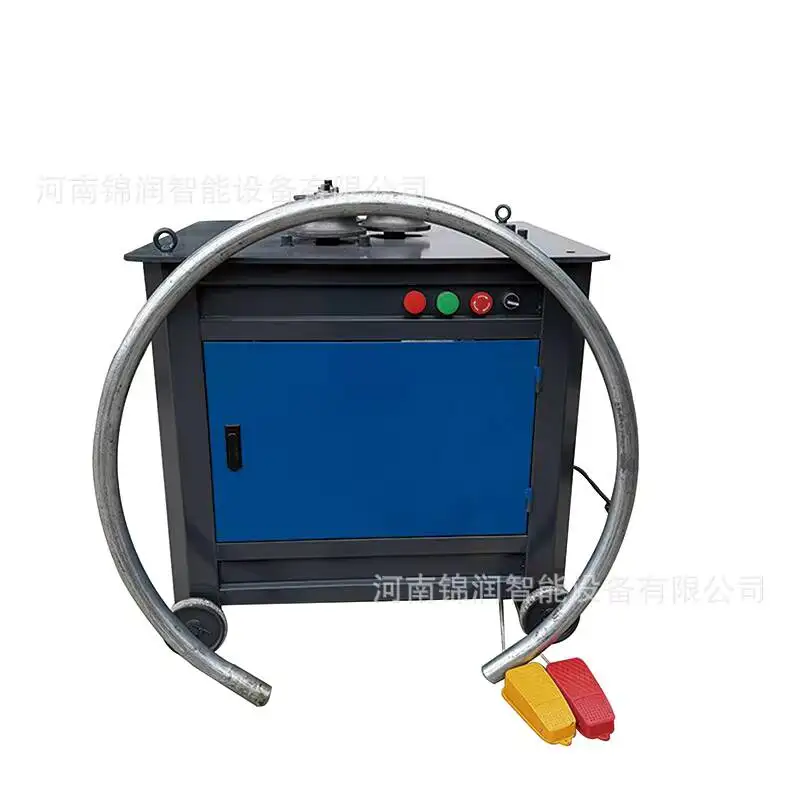 Round Rounding Machine, Stainless Steel Pipe Bending Machine Small Electric Three-Wheel Square And