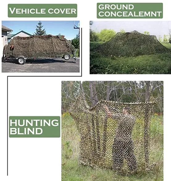 

Прочная камуфляжная сетка, водонепроницаемая солнцезащитная сетка-затенитель для охоты, стрельбы, кемпинга, военных нужд, обеспечения конфиденциальности в саду