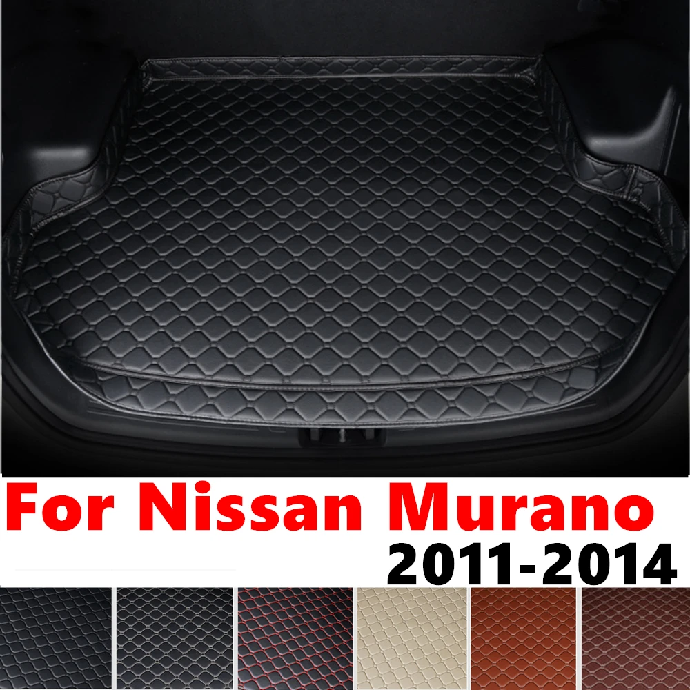 High Side Car trunk mat for NISSAN Murano 2014 2013-2011 Tail Boot Tray luggage Pad Rear Cargo Liner Cover Interior Accessories