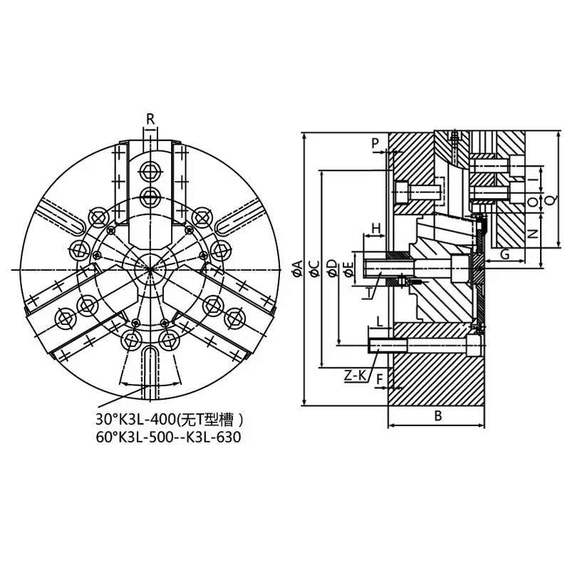 

Customized Hydraulic Crimping Chuck Vertical Lathe For Precision Turning And Secure Workpiece Holding Power Chuck 3 Jaw Lathe