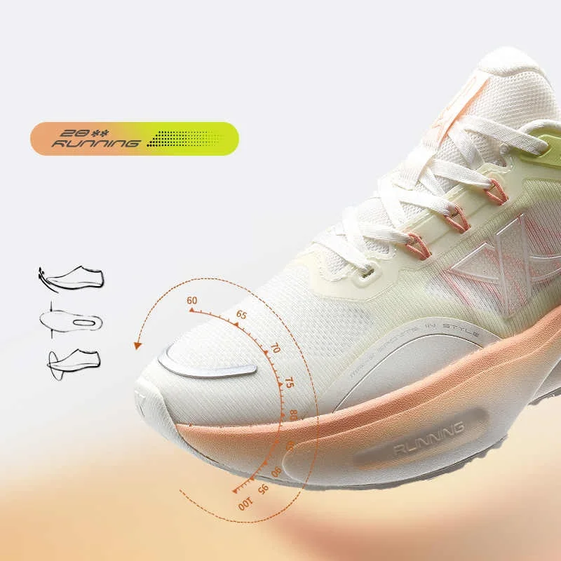 Buty do biegania Xtep Mystic Plume 5.0 dla kobiet 2024 Wiosna Amortyzacja Buty sportowe treningowe Odbicie Trampki 875118110013 — zdjęcie 5