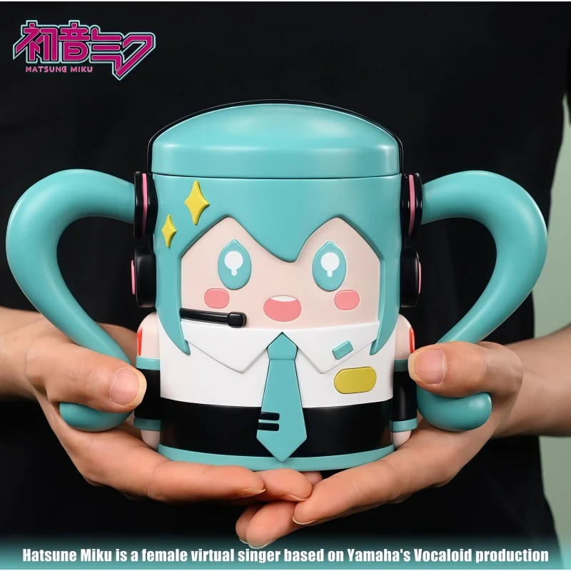 

[Предпродажа] Hatsune Miku New Psd Studio Cheers Hatsune Miku 400 мл аниме украшение для чашки с водой анимация периферийные подарки