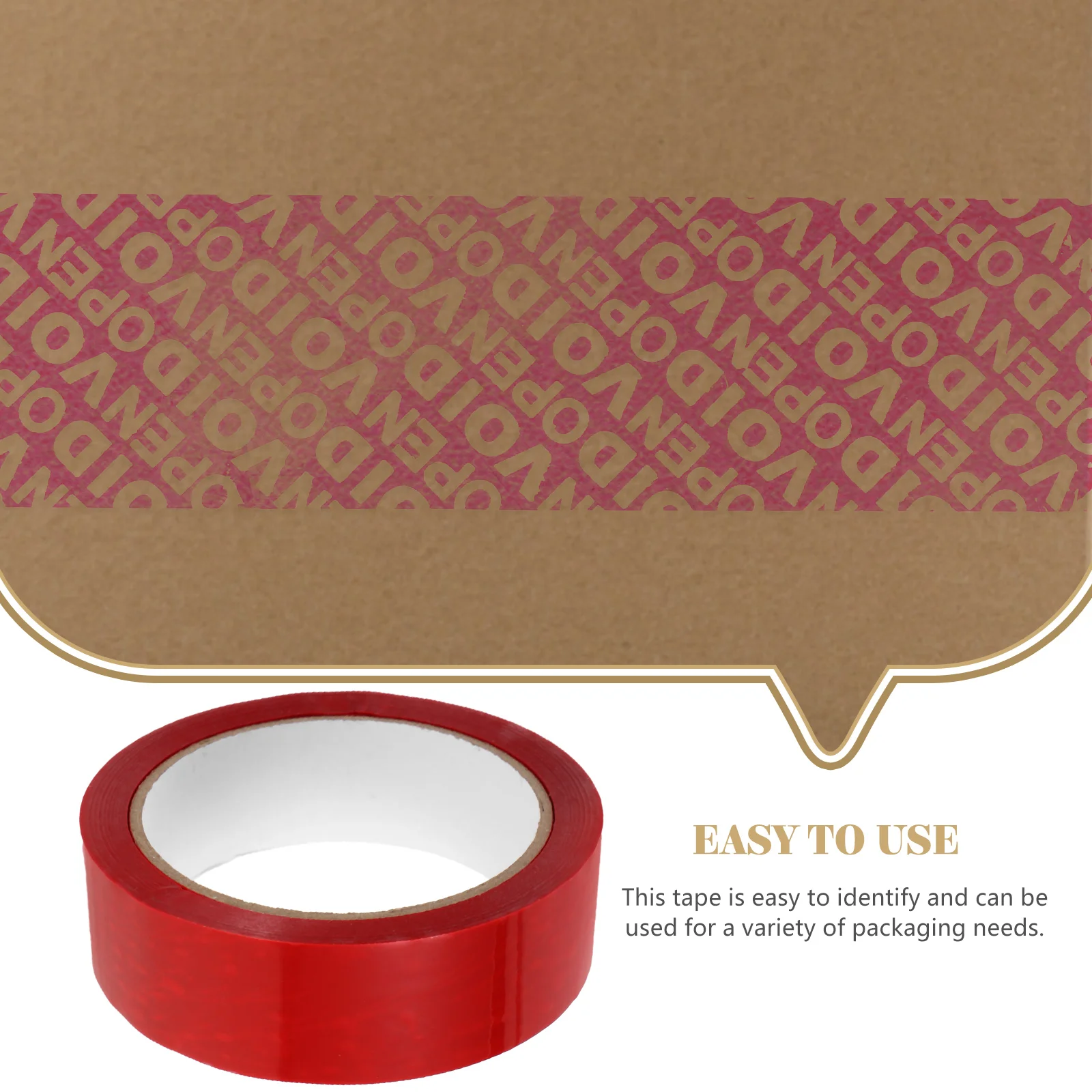 Security Tape Seals Package Sealing Small Tamper Stickers Evidence